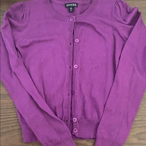girls purple sweater